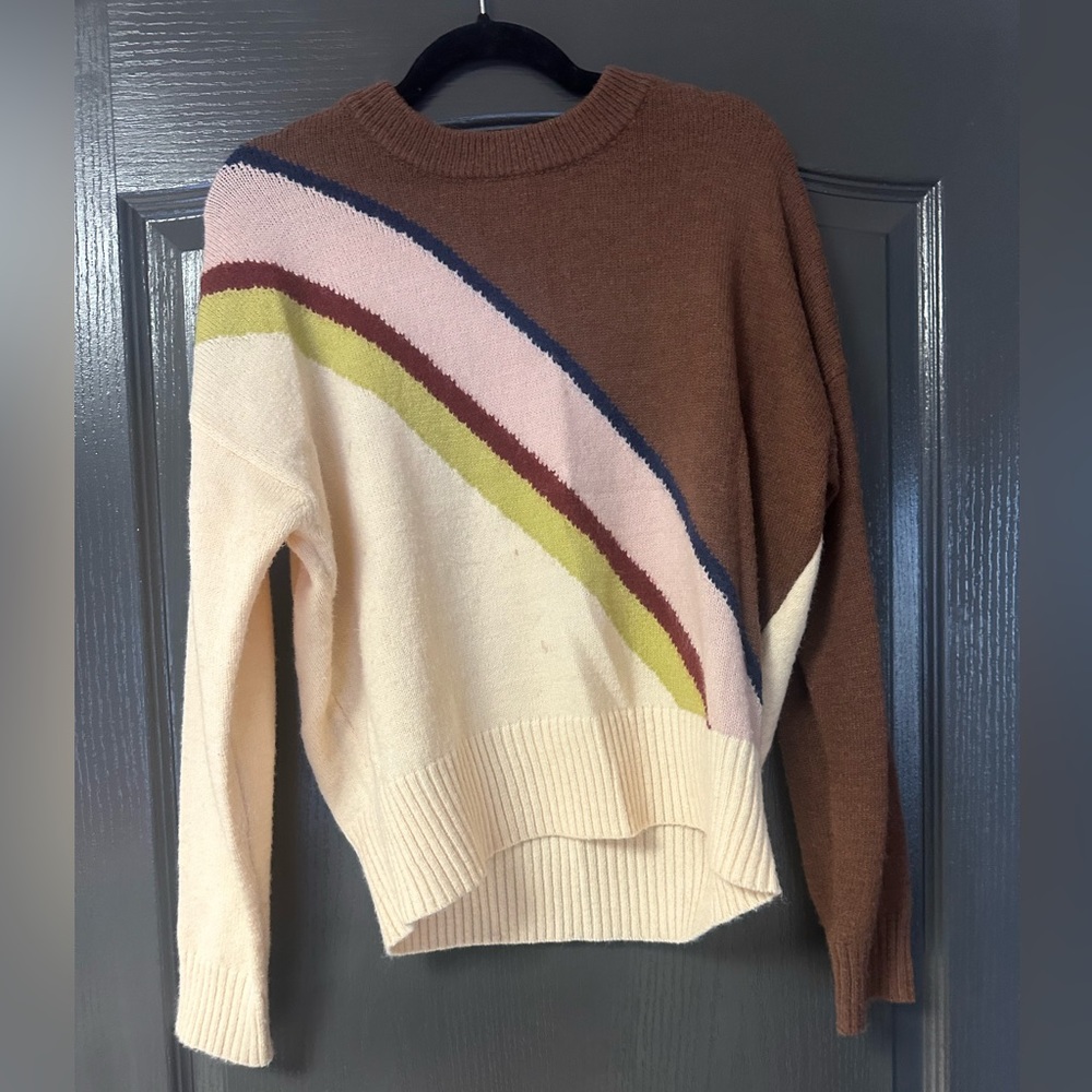 Color block sweater
